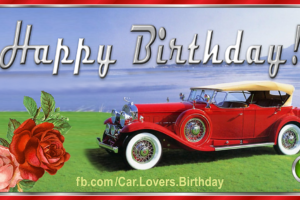 Happy Birthday to a Car Lover Happy Birthday to a Car Lover