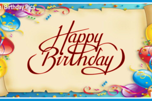 Old Paper Happy Birthday Card Old Paper Happy Birthday Card