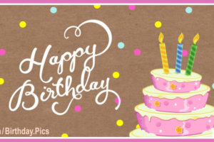 Pastel Pink Cake Confetti Happy Birthday Card with Platinum Gifts Ideas Pastel Pink Cake Confetti Happy Birthday Card with Platinum Gifts Ideas