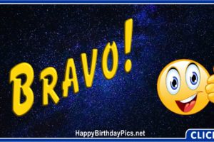 Bravo Card Congratulations Bravo Card Congratulations