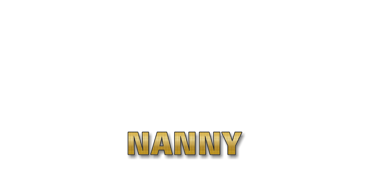 Family Happy Birthday Nanny Personalized Card for celebrating