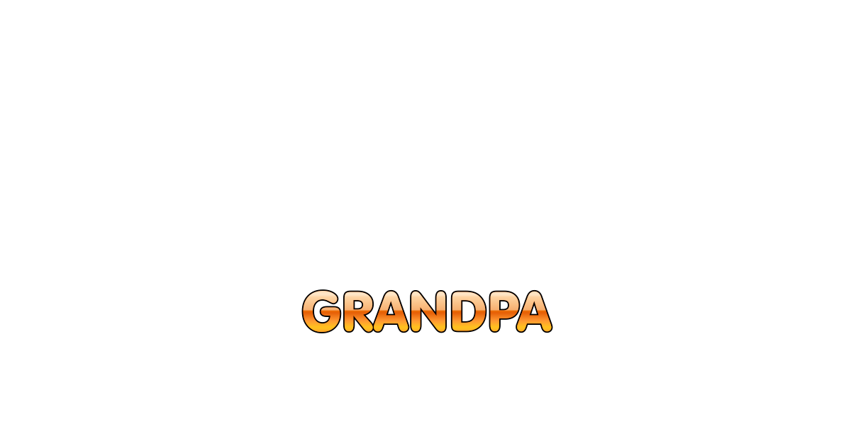 Family Happy Birthday GrandPa in Heaven Personalized Card for celebrating