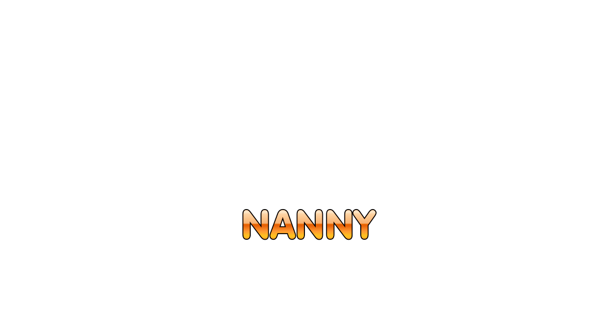 Family Happy Birthday Nanny in Heaven Personalized Card for celebrating