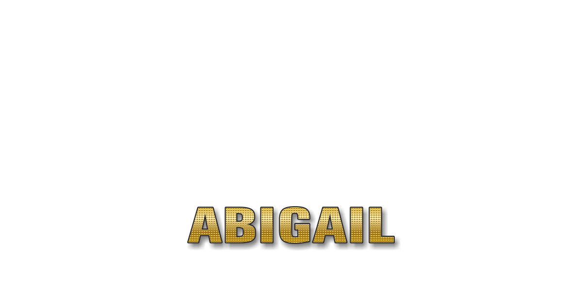 Happy Birthday Abigail Personalized Card for celebrating
