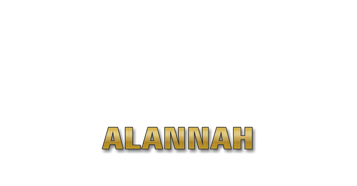 Happy Birthday Alannah Personalized Card for celebrating