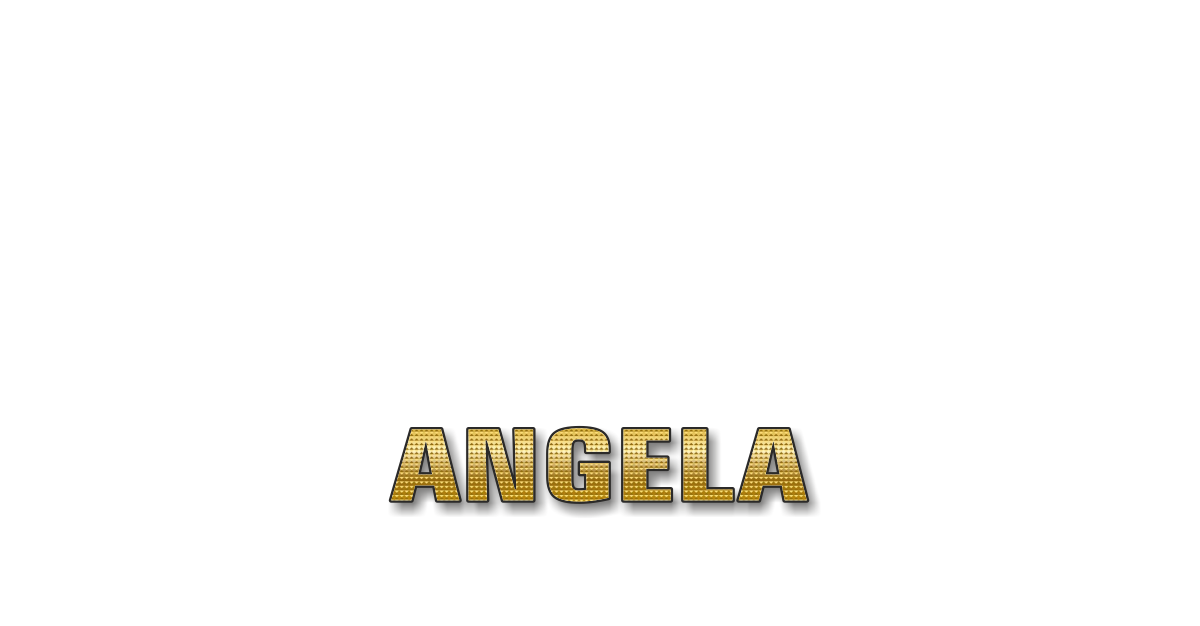 Happy Birthday Angela Personalized Card for celebrating