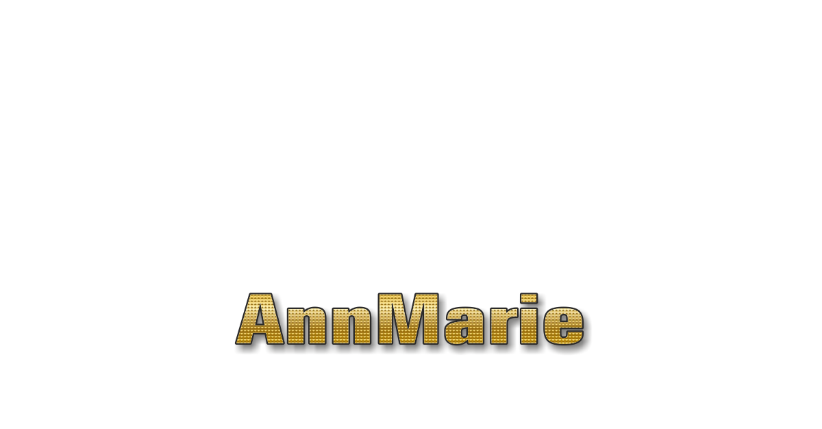 Happy Birthday AnnMarie Personalized Card for celebrating