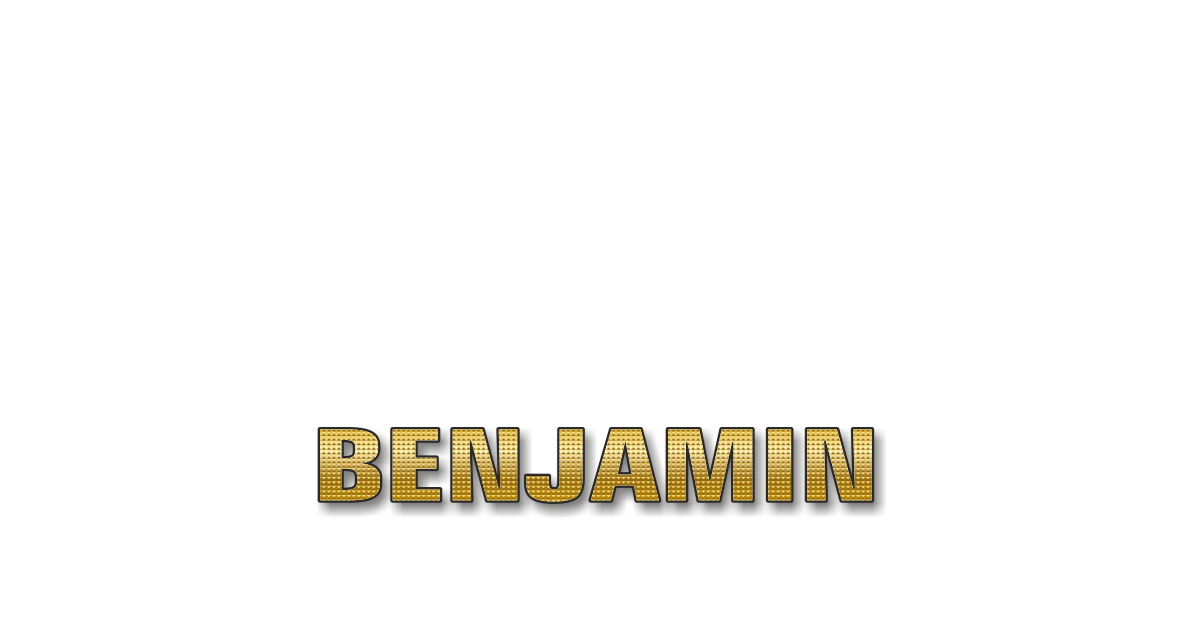 Happy Birthday Benjamin Personalized Card for celebrating
