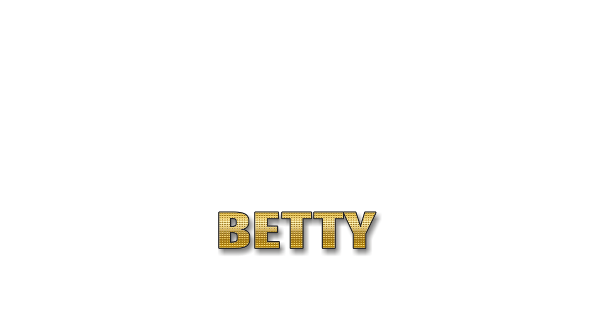 Happy Birthday Betty Personalized Card for celebrating