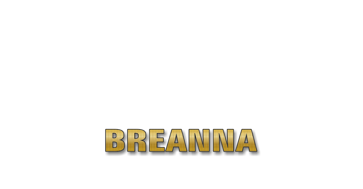 Happy Birthday Breanna Personalized Card for celebrating