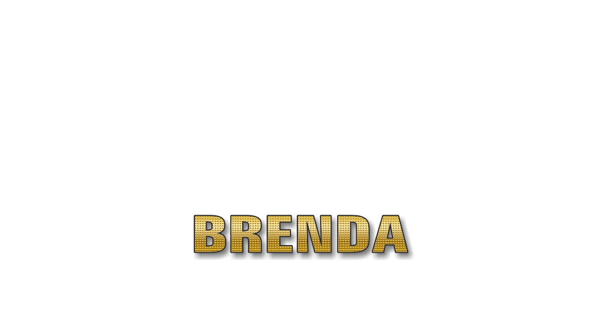 Happy Birthday Brenda Personalized Card for celebrating