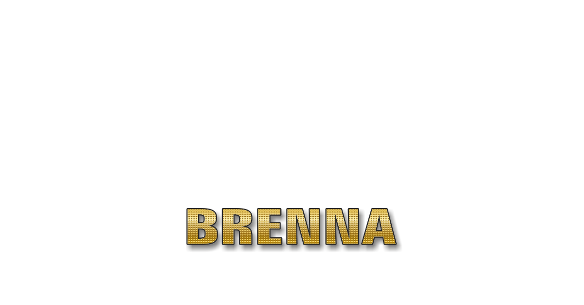 Happy Birthday Brenna Personalized Card for celebrating