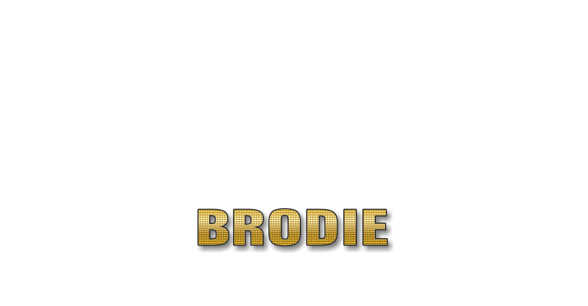 Happy Birthday Brodie Personalized Card for celebrating