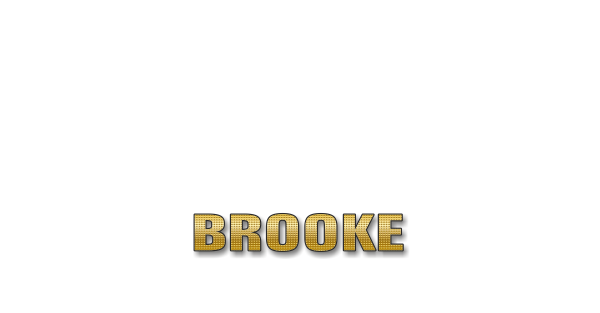 Happy Birthday Brooke Personalized Card for celebrating