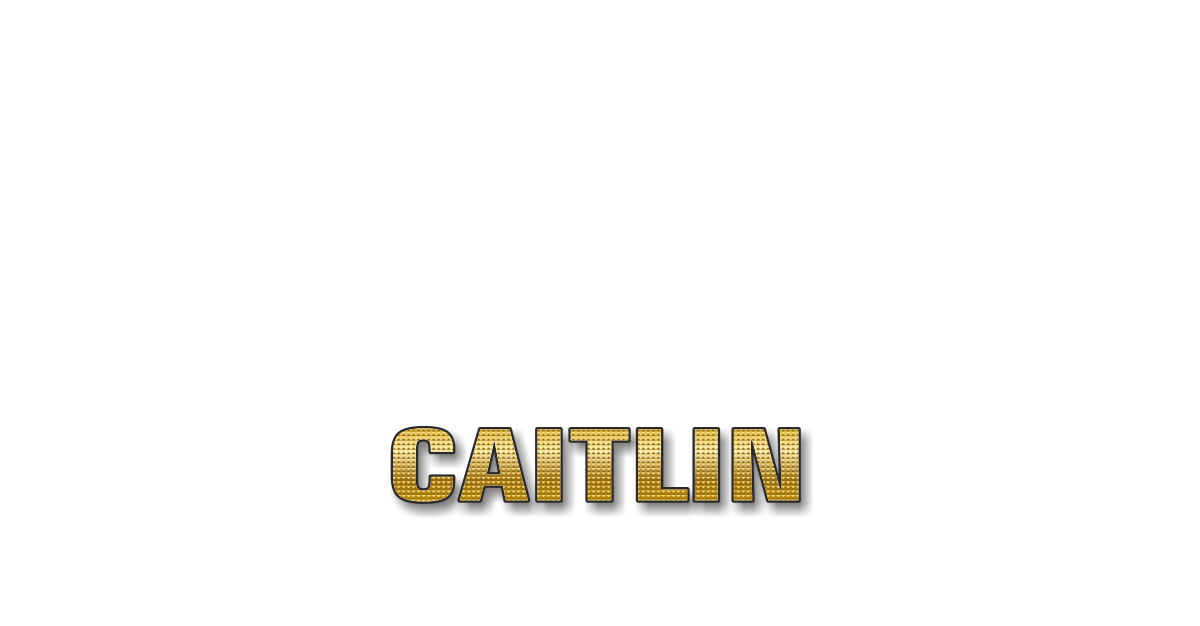 Happy Birthday Caitlin Personalized Card for celebrating