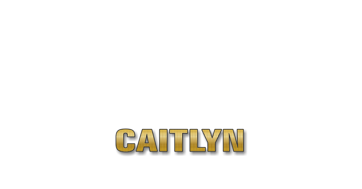 Happy Birthday Caitlyn Personalized Card for celebrating