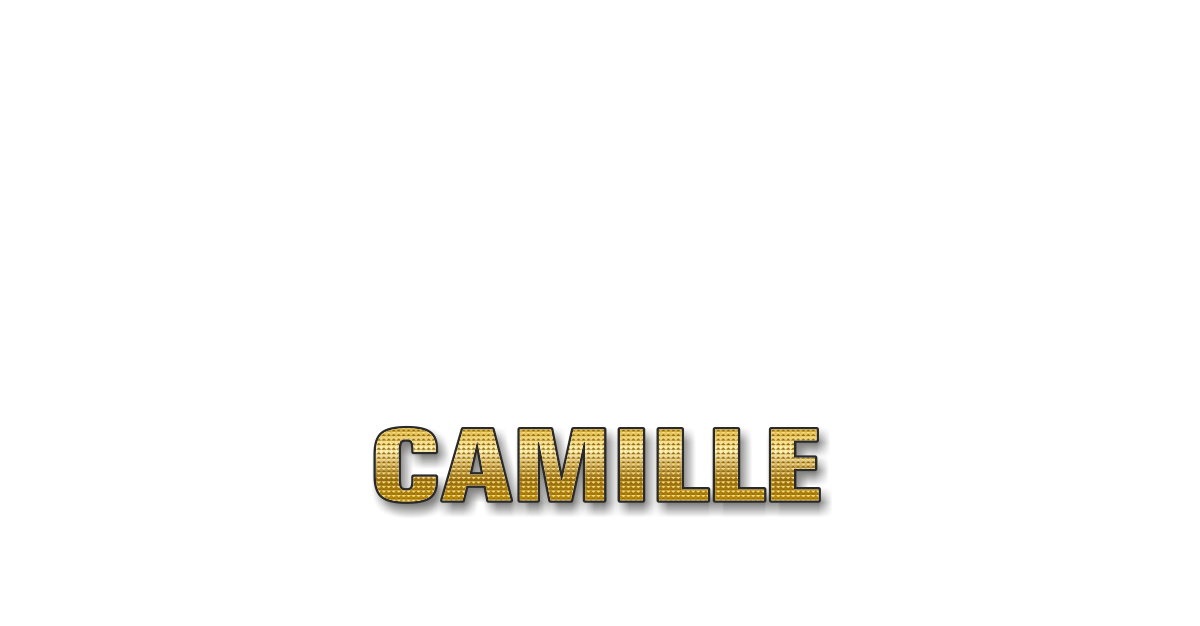 Happy Birthday Camille Personalized Card for celebrating