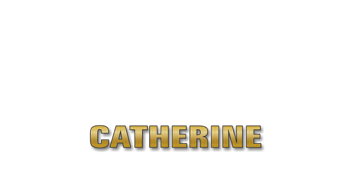Happy Birthday Catherine Personalized Card for celebrating