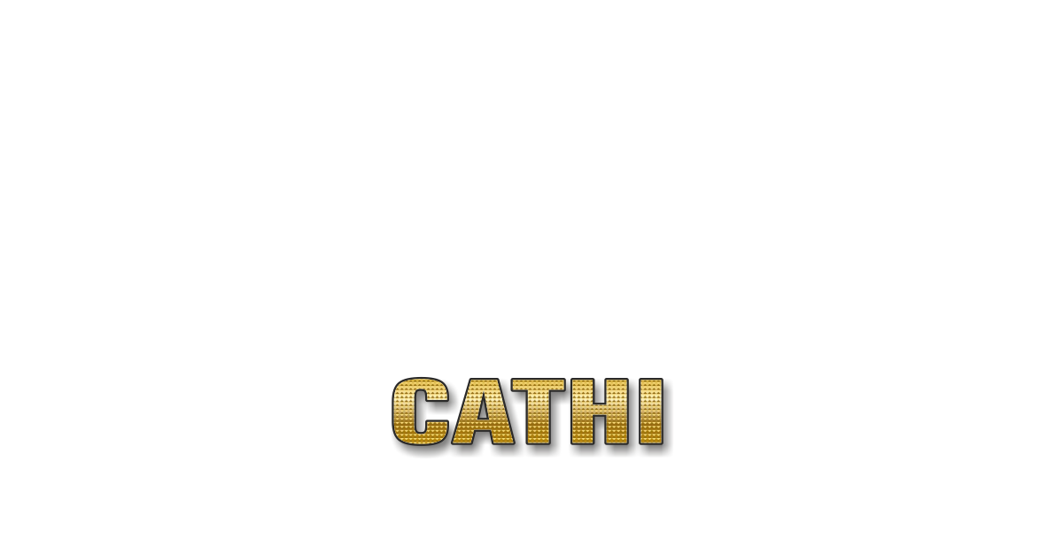 Happy Birthday Cathi Personalized Card for celebrating