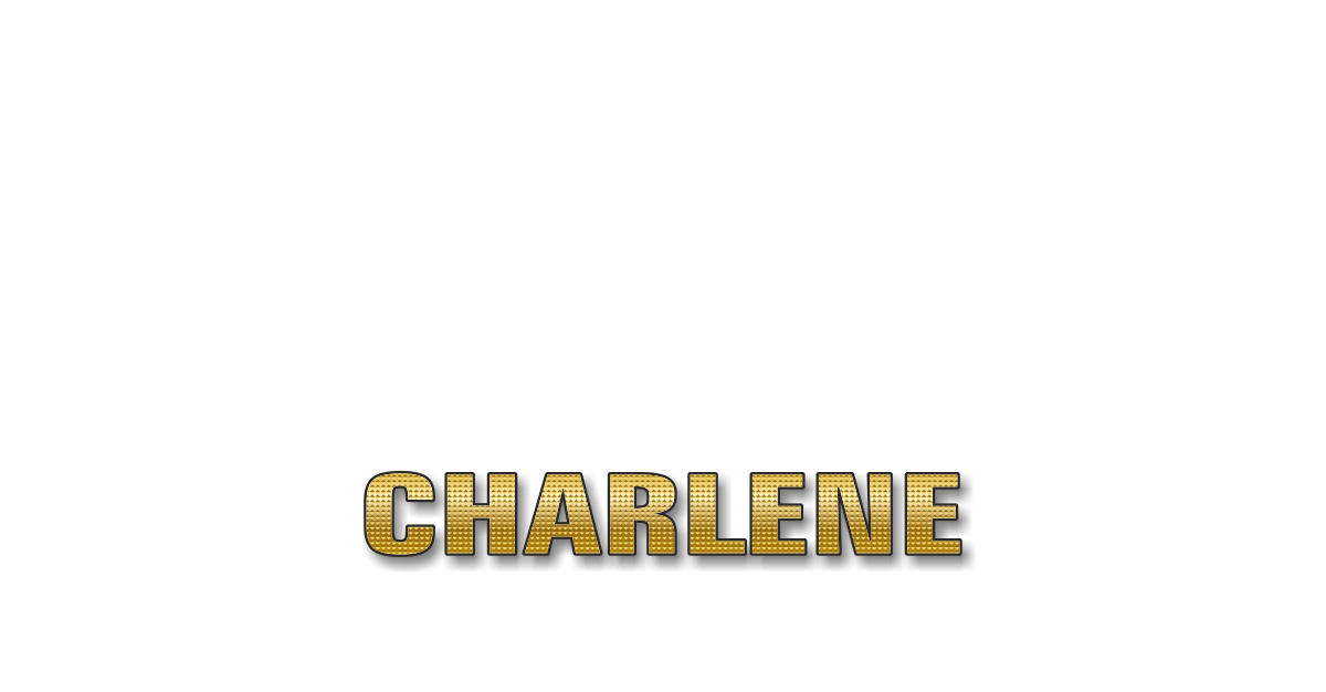 Happy Birthday Charlene Personalized Card for celebrating