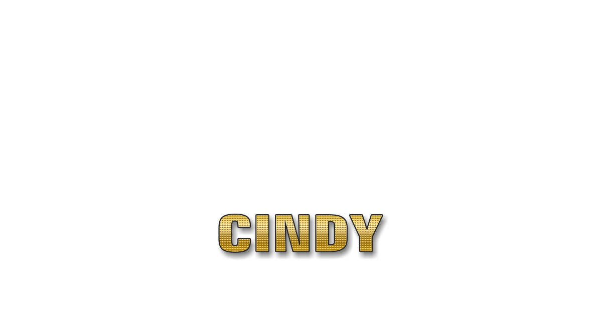 Happy Birthday Cindy Personalized Card for celebrating
