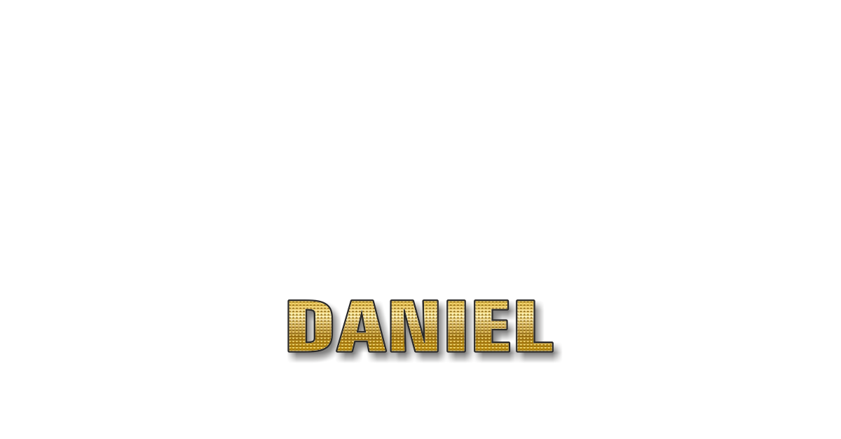 Happy Birthday Daniel Personalized Card for celebrating