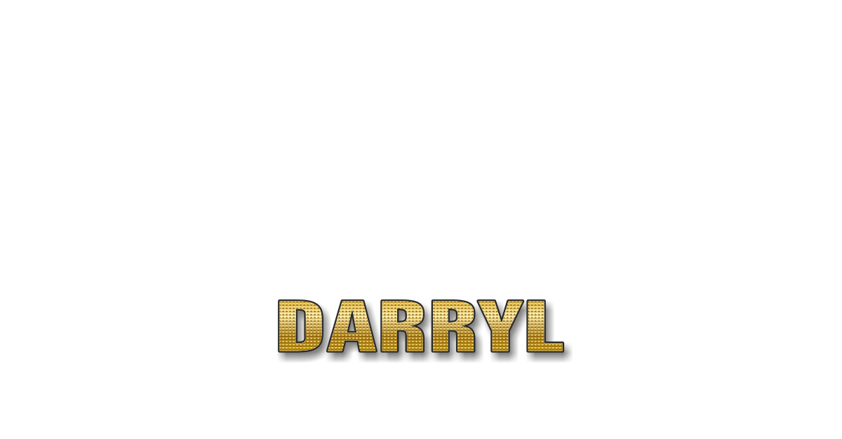 Happy Birthday Darryl Personalized Card for celebrating