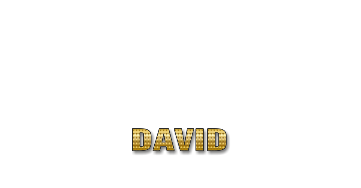 Happy Birthday David Personalized Card for celebrating