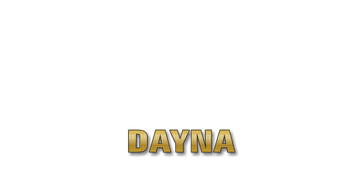 Happy Birthday Dayna Personalized Card for celebrating