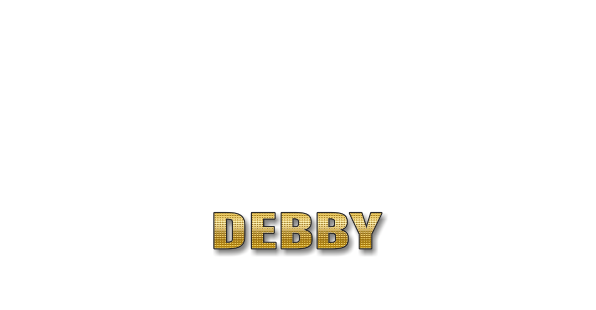 Happy Birthday Debby Personalized Card for celebrating