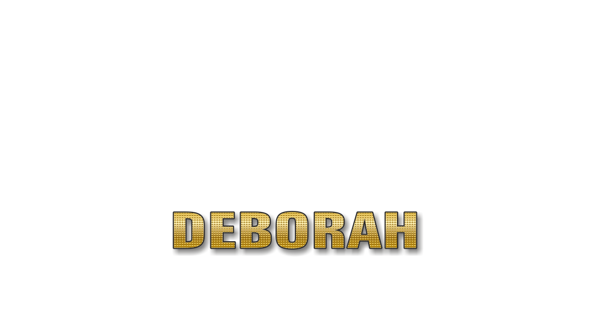 Happy Birthday Deborah Personalized Card for celebrating