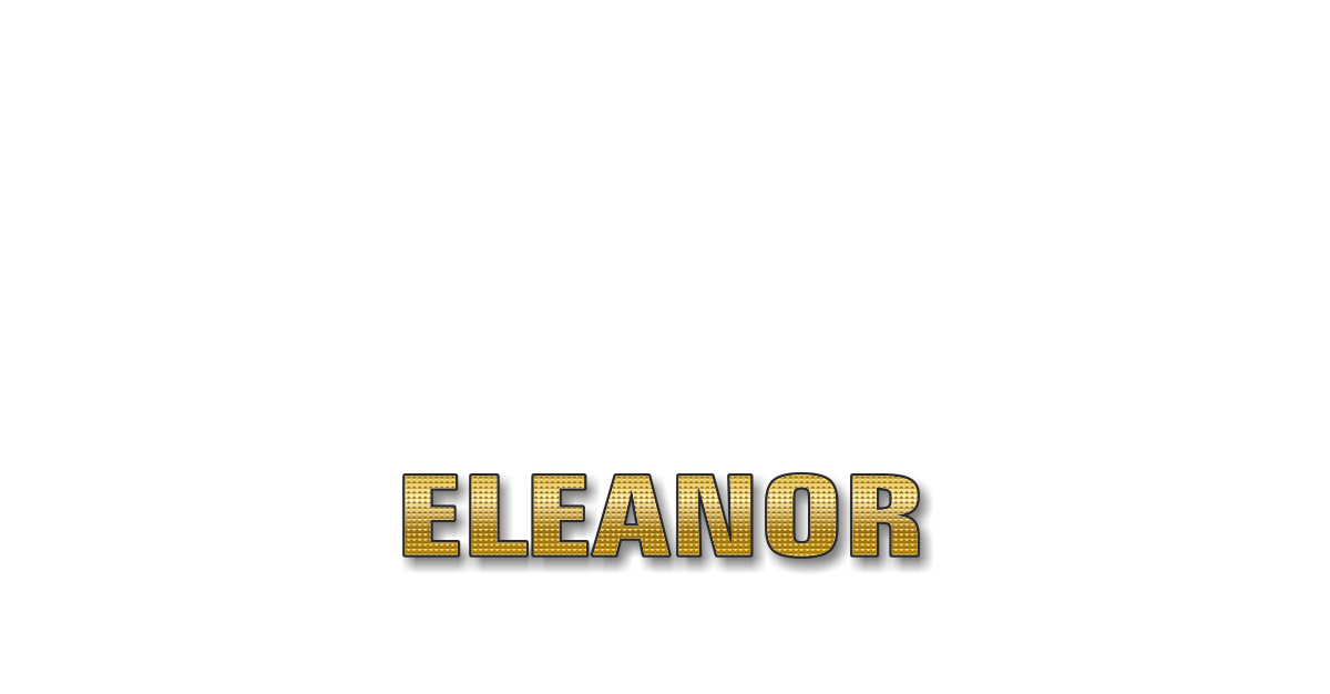 Happy Birthday Eleanor Personalized Card for celebrating