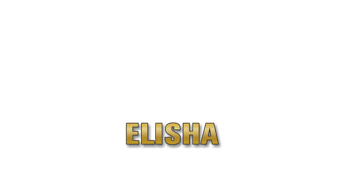 Happy Birthday Elisha Personalized Card for celebrating