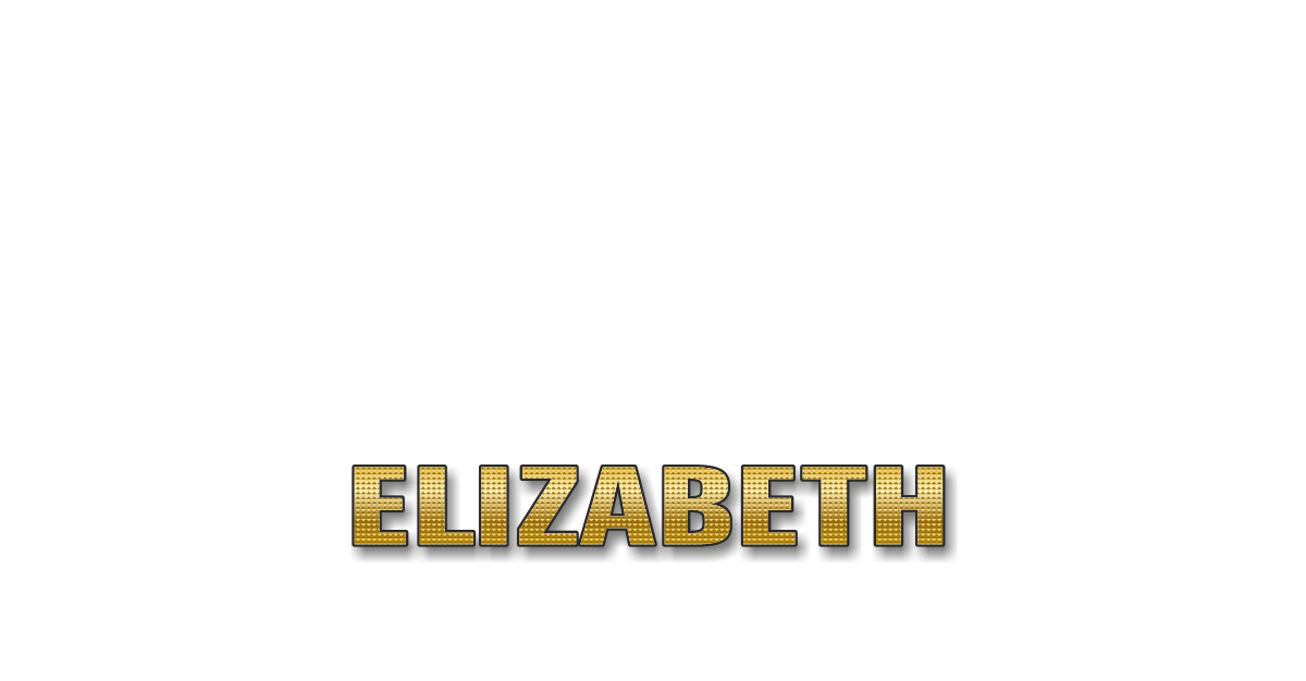 Happy Birthday Elizabeth Personalized Card for celebrating