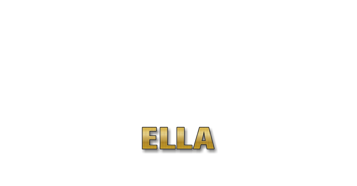 Happy Birthday Ella Personalized Card for celebrating