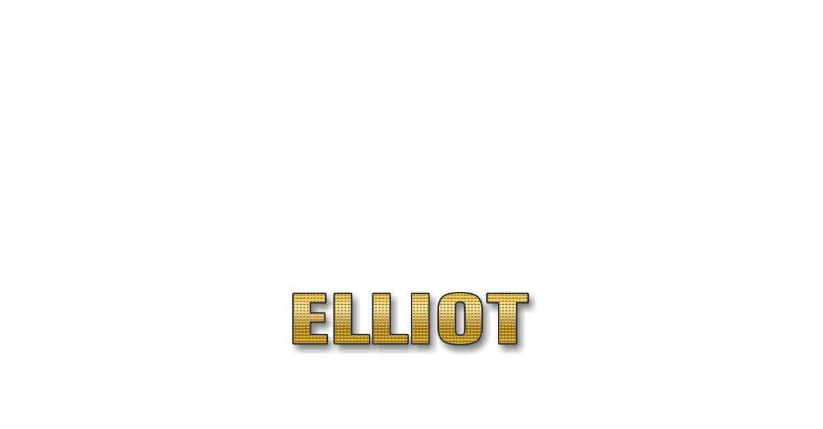 Happy Birthday Elliot Personalized Card for celebrating