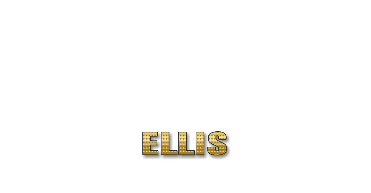 Happy Birthday Ellis Personalized Card for celebrating