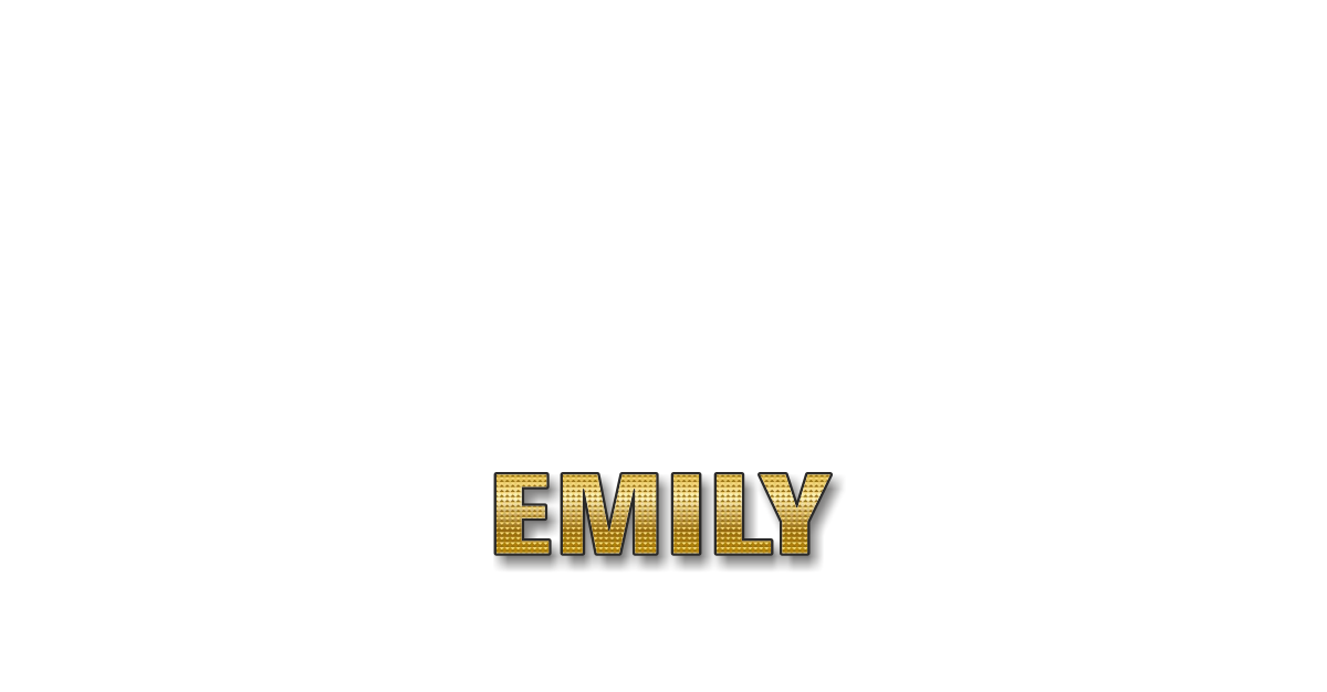 Happy Birthday Emily Personalized Card for celebrating