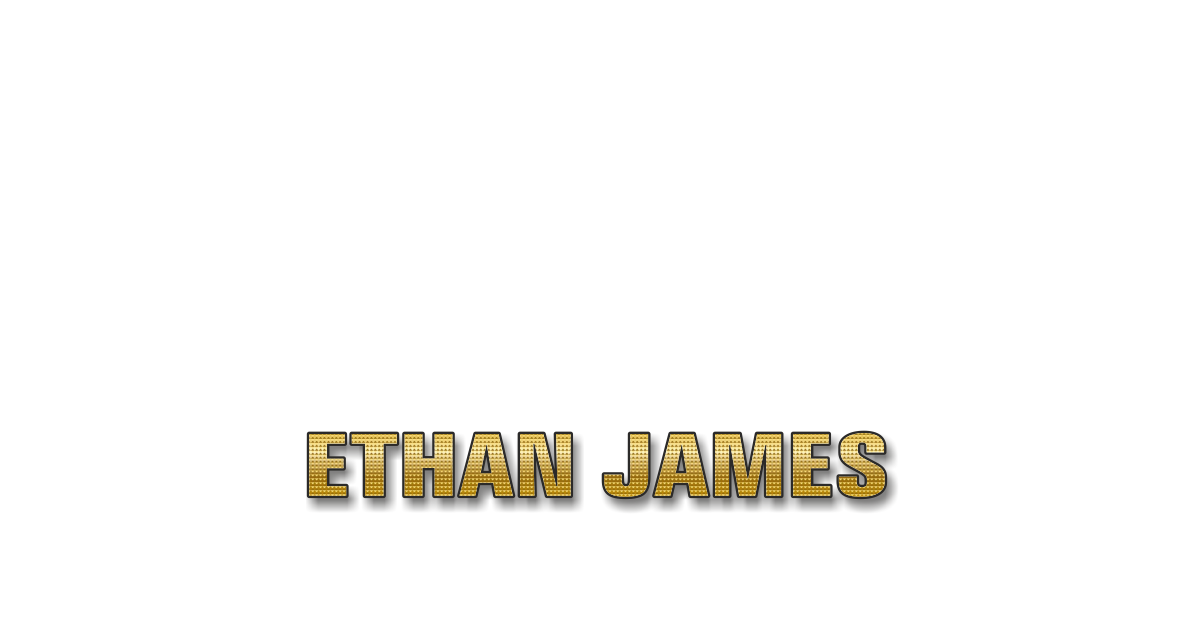 Happy Birthday Ethan James Personalized Card for celebrating
