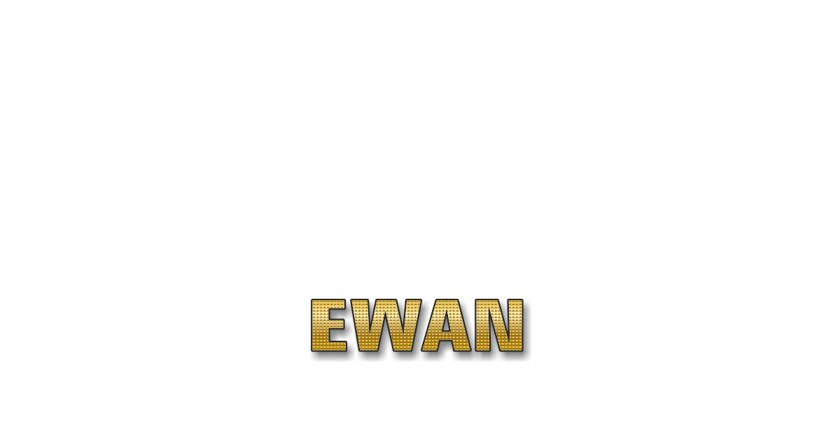 Happy Birthday Ewan Personalized Card for celebrating