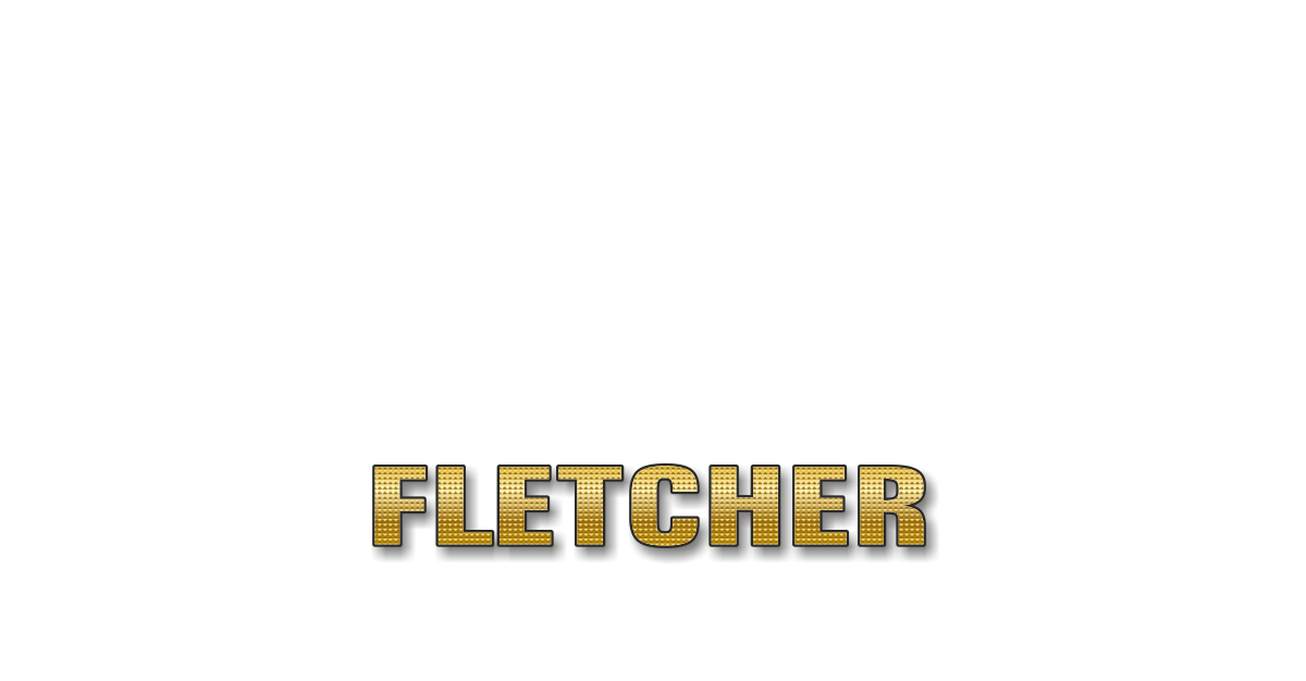Happy Birthday Fletcher Personalized Card for celebrating