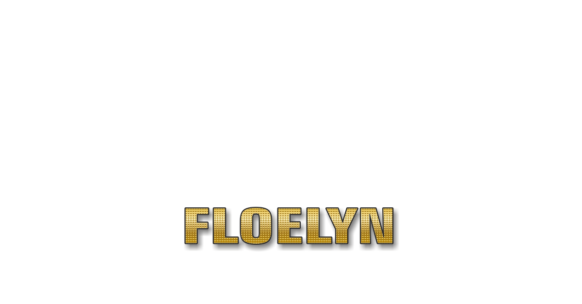 Happy Birthday Floelyn Personalized Card for celebrating