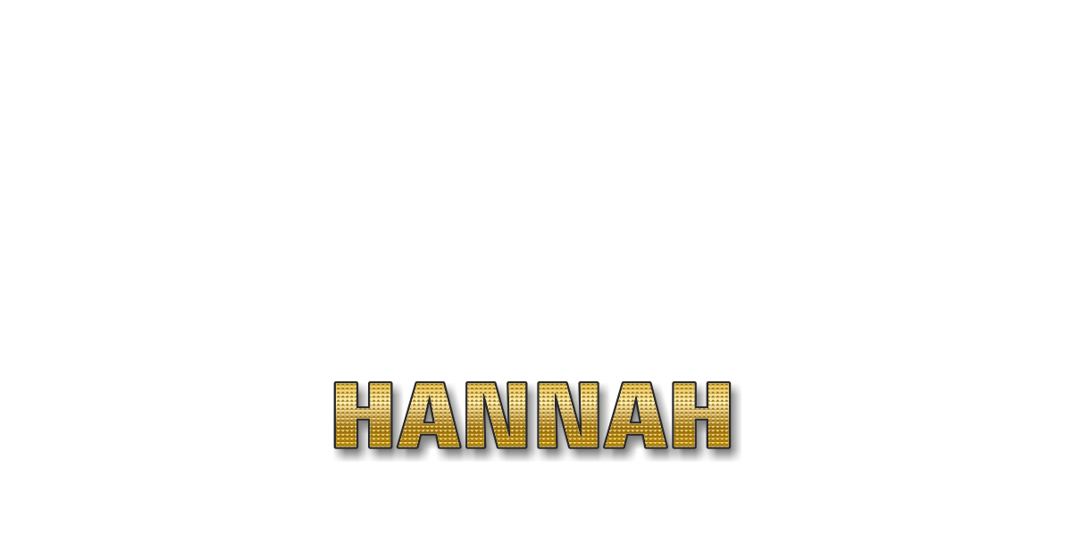 Happy Birthday Hannah Personalized Card for celebrating