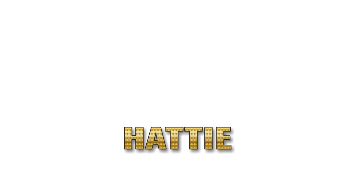 Happy Birthday Hattie Personalized Card for celebrating