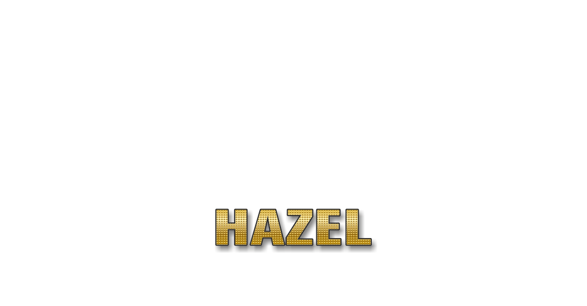 Happy Birthday Hazel Personalized Card for celebrating