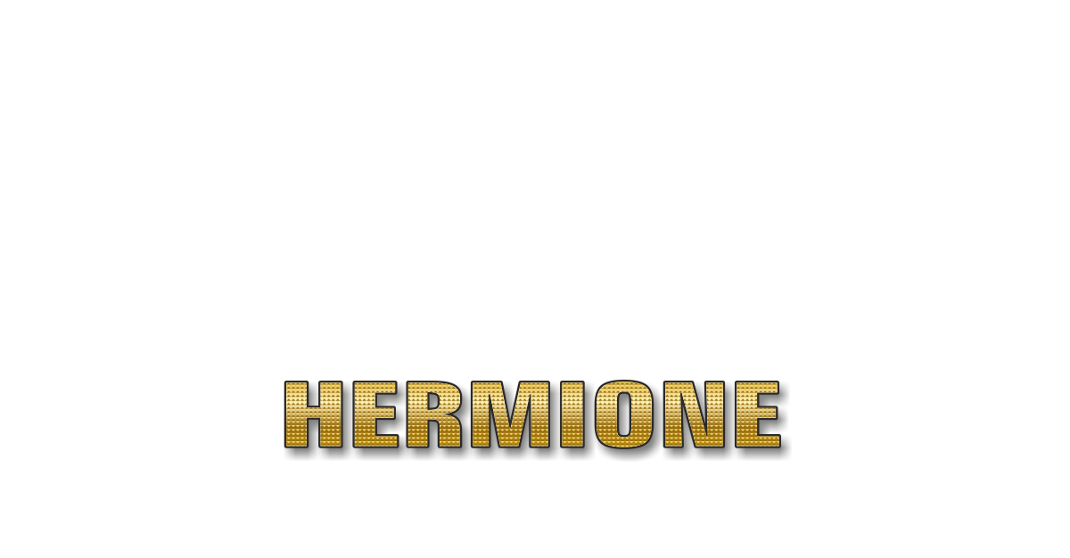 Happy Birthday Hermione Personalized Card for celebrating