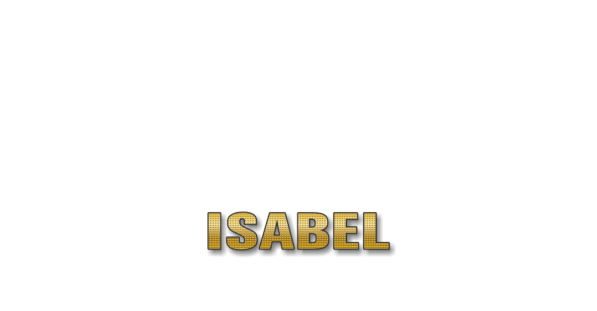 Happy Birthday Isabel Personalized Card for celebrating