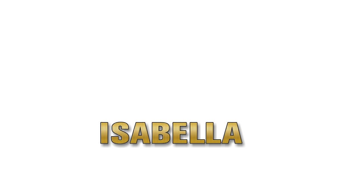 Happy Birthday Isabella Personalized Card for celebrating