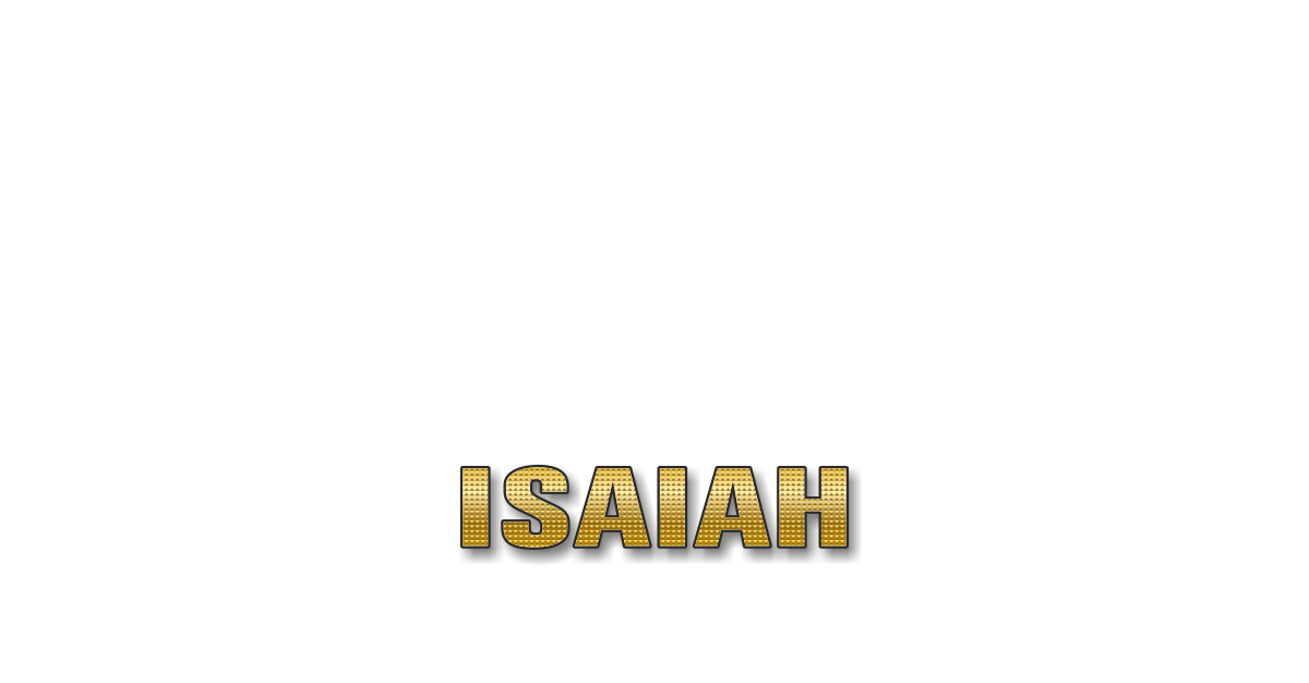 Happy Birthday Isaiah Personalized Card for celebrating