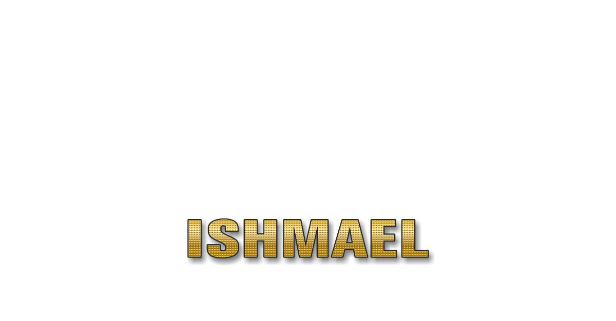 Happy Birthday Ishmael Personalized Card for celebrating